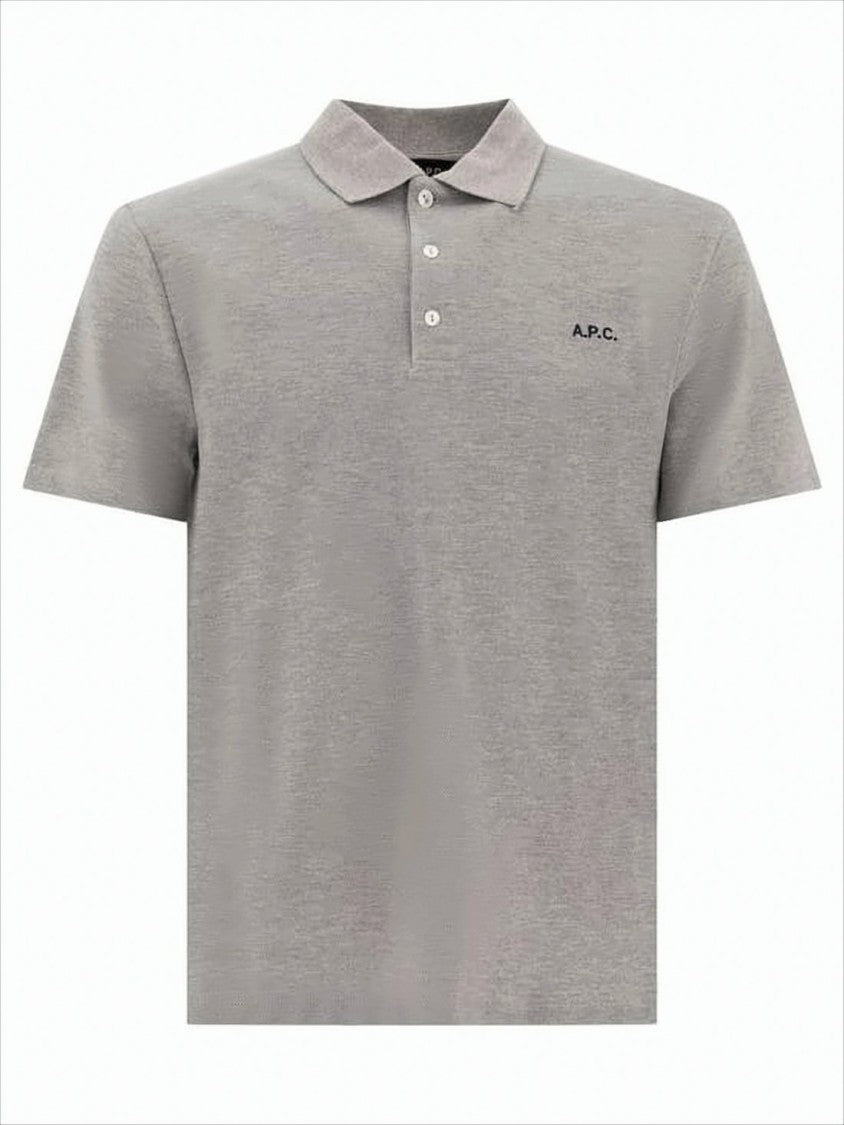 A.P.C. Classic Grey Polo Shirt