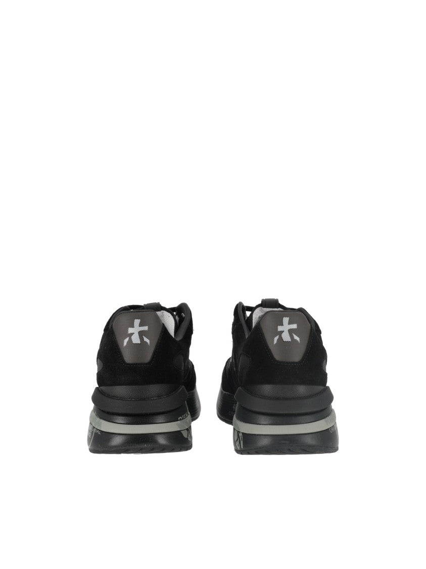 Premiata Black Moerun Low-Top Sneakers