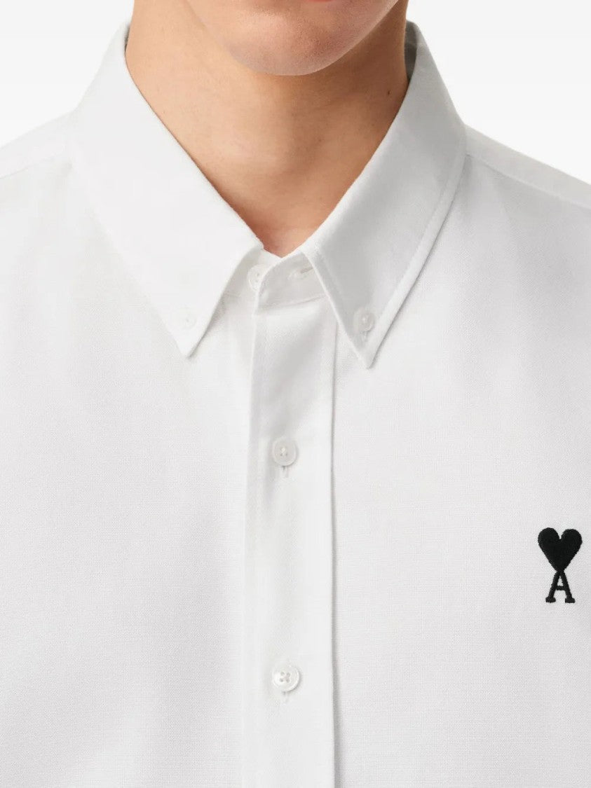 Ami White Poplin Shirt