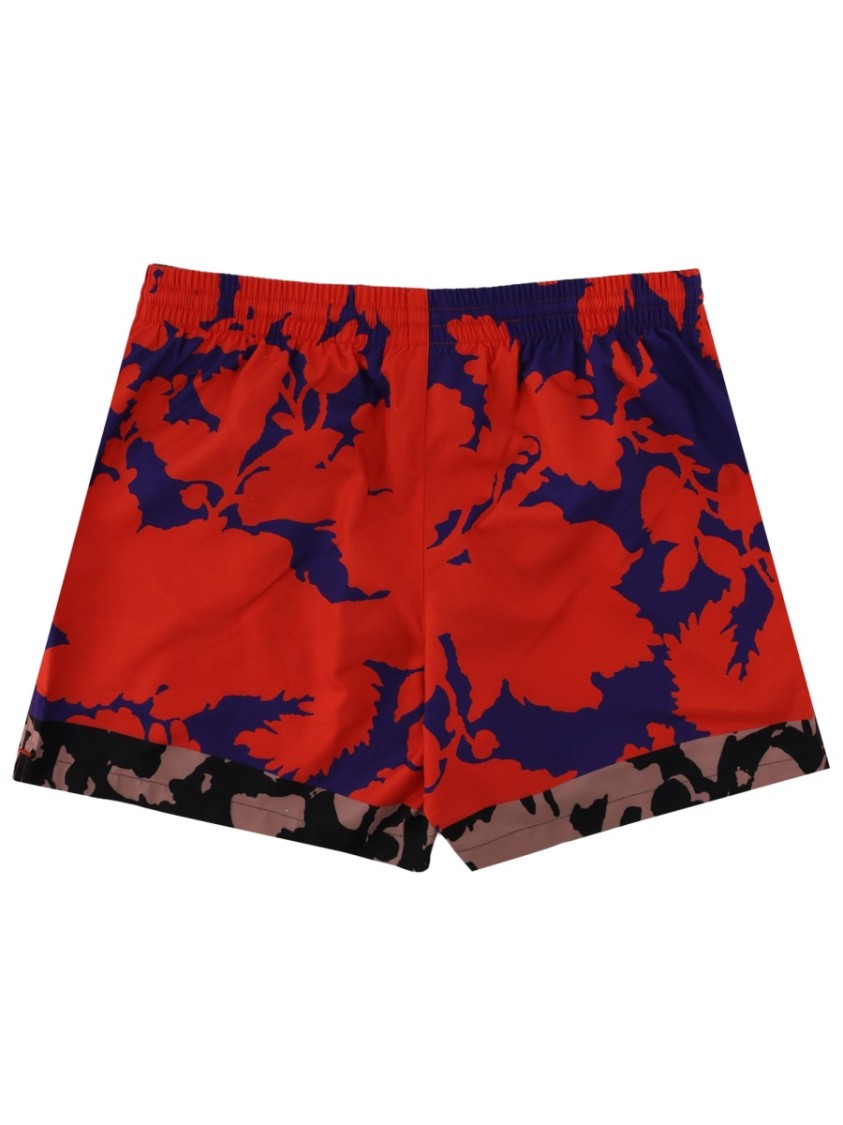 Dries Van Noten Floral Polyamide Swim Shorts