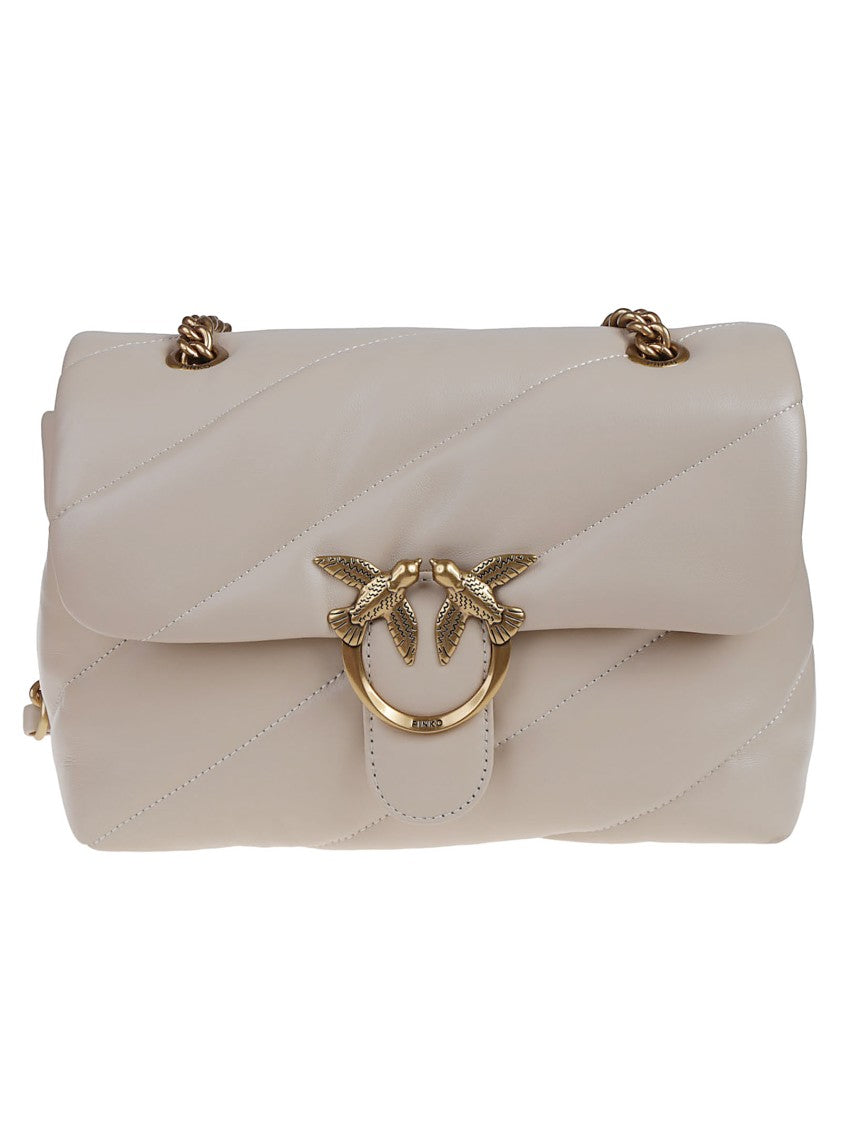 Pinko Love Classic Puff Sheepskin Shoulder Bag