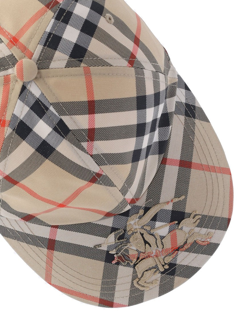 Burberry "Ekd" Baseball Cap - Beige