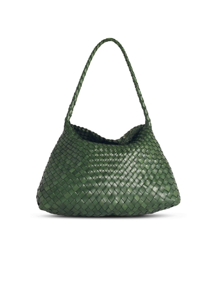Dragon Diffusion 'Santa Maria' Leaf Green Leather Bag