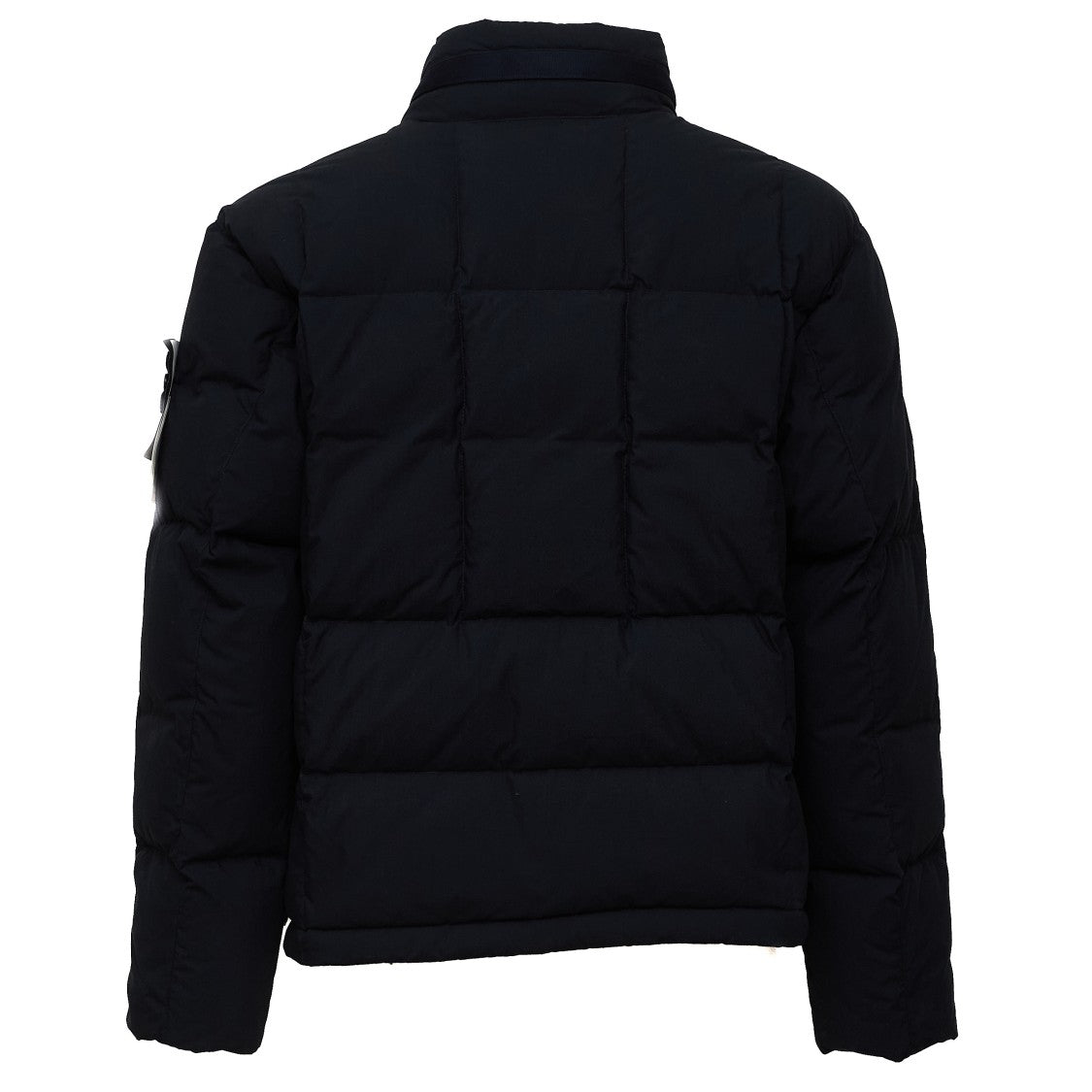 Stone Island Rds Quilted Badge Zip Down Jacket