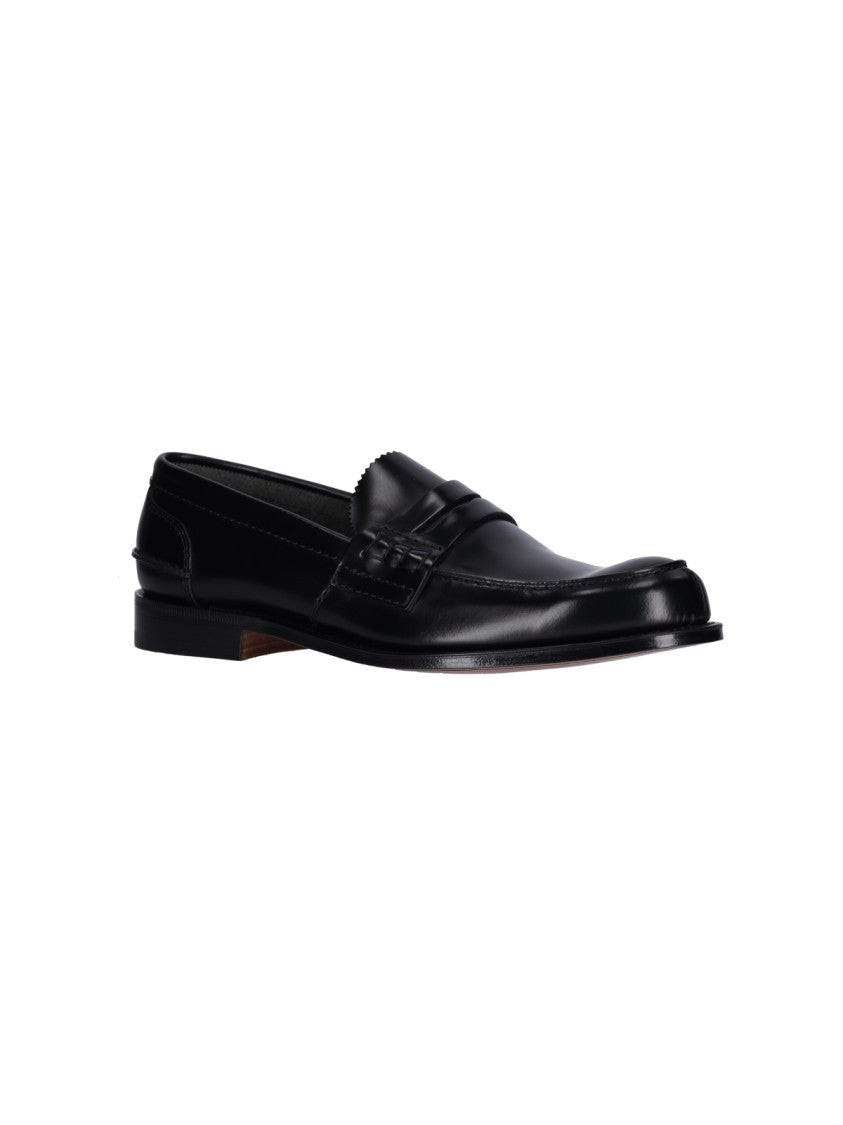 Church's Moccasins With Serrated Mask Detail And Leather Sole