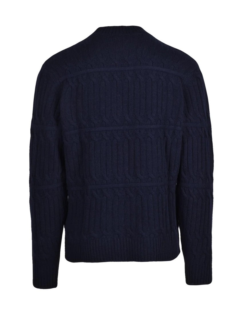 Daniele Fiesoli Crewneck Sweater In Rich Textured Knit