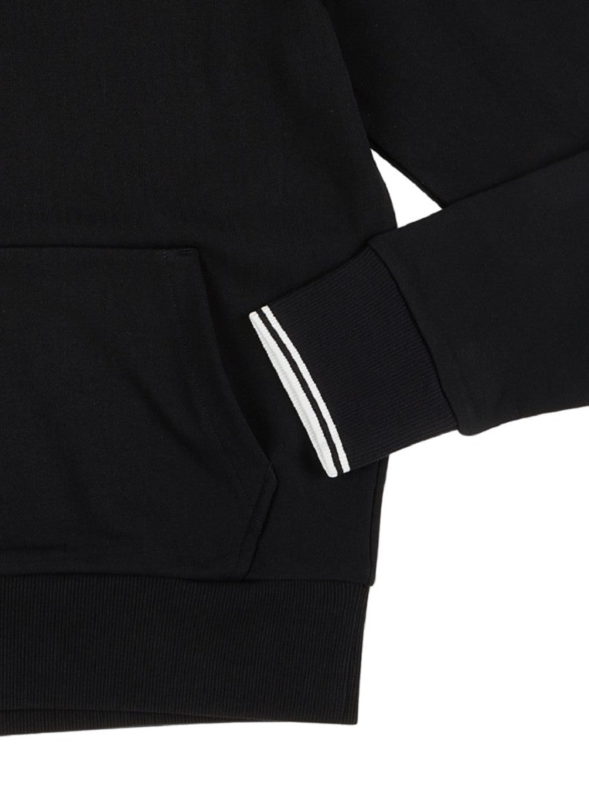 Fred Perry Cotton-Blend Hoodie With Curly Back Detail