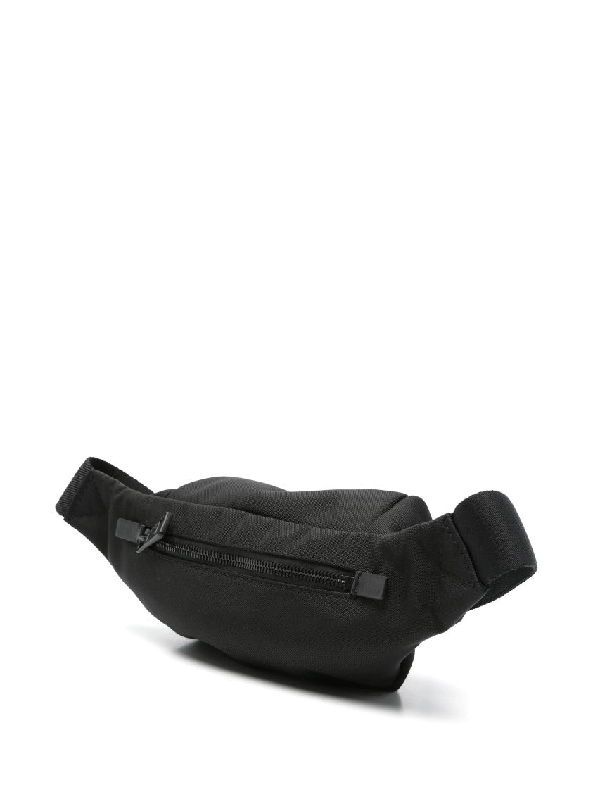 Moncler Compact Black Belt Bag With Minimalist Design And Adjustable Strap