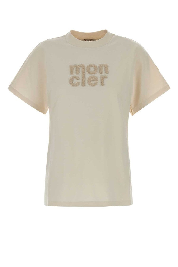 Moncler Sand Cotton T-Shirt