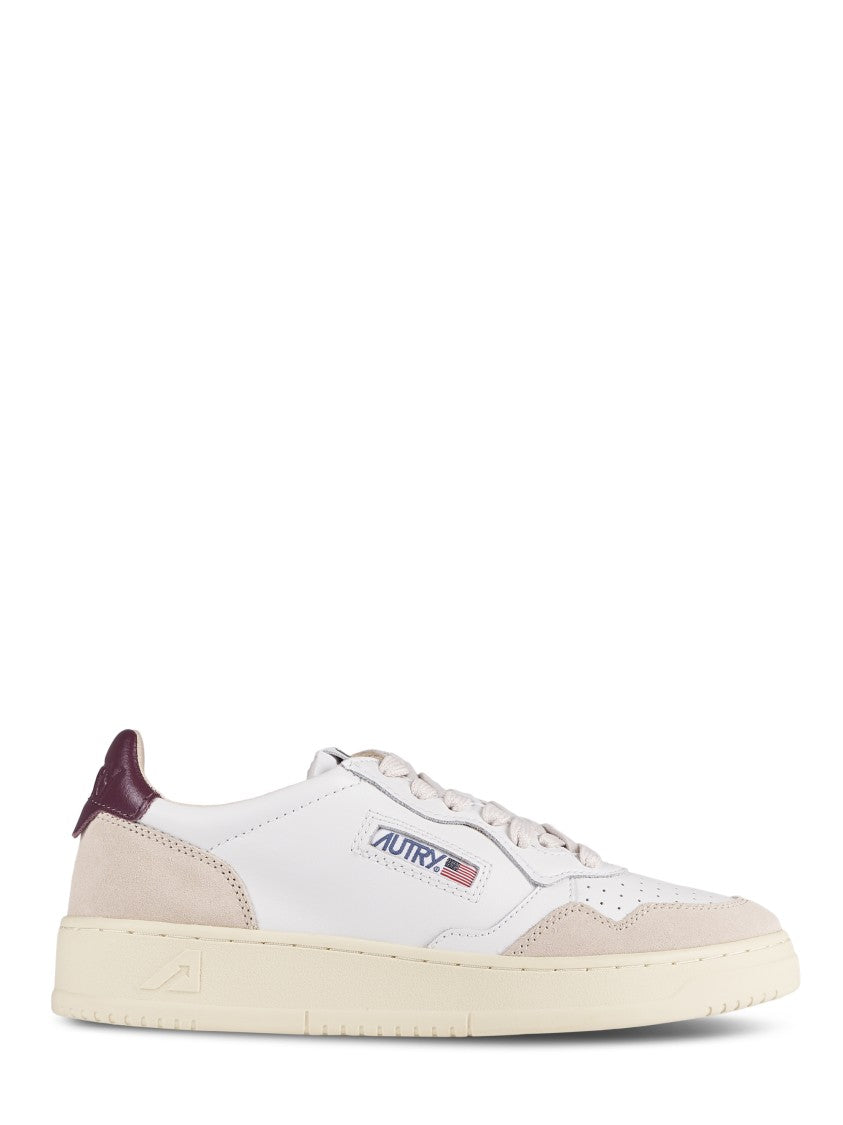 Autry Low-Top Sneakers With Smooth Leather And Suede Overlays