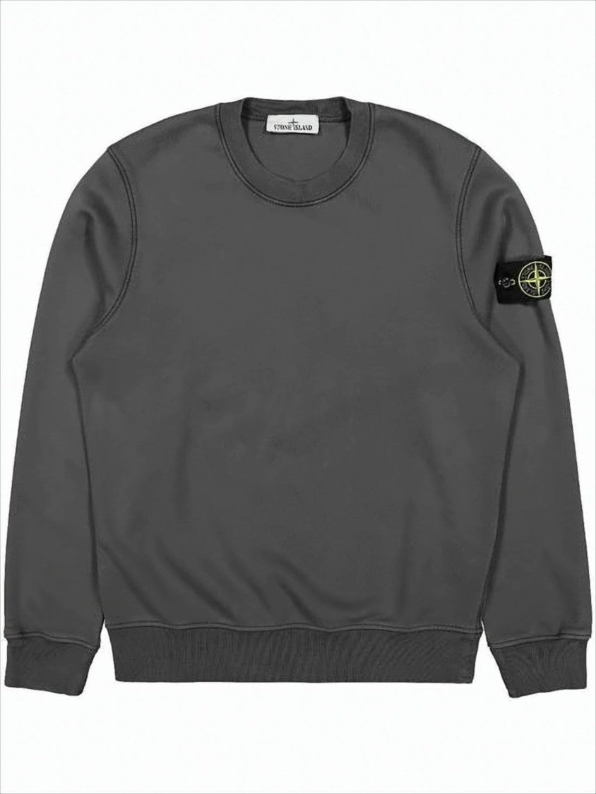 Stone Island Long-Sleeve Sweatshirt With Distinctive Patch Logo