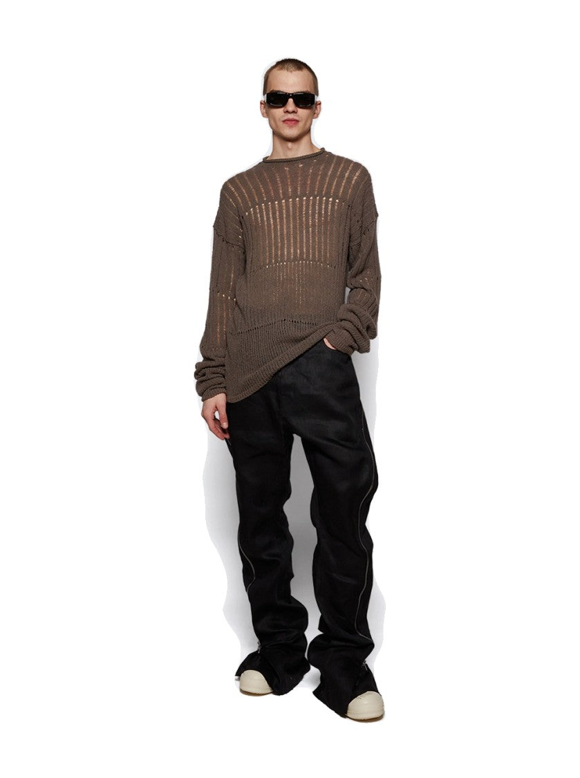 Rick Owens Oversized Pull Knit Sweater Dust