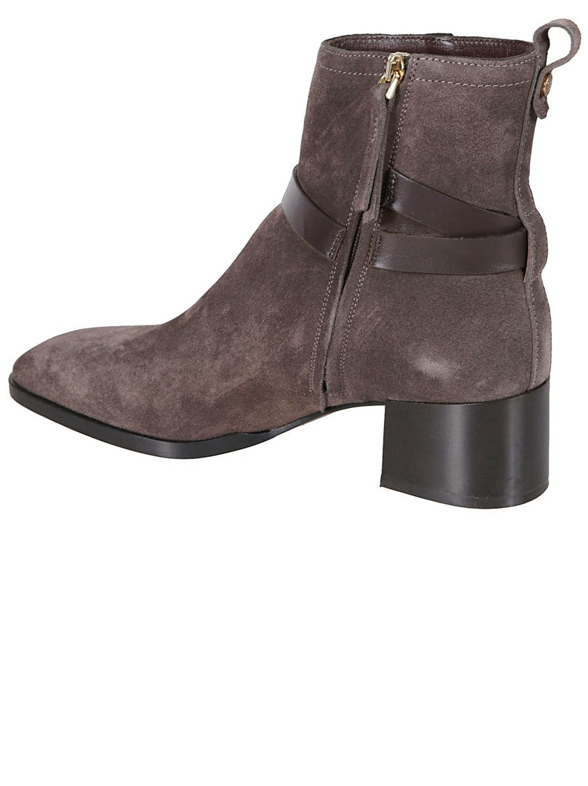 Roberto Festa Rich Brown Leather Boots With Classic Silhouette