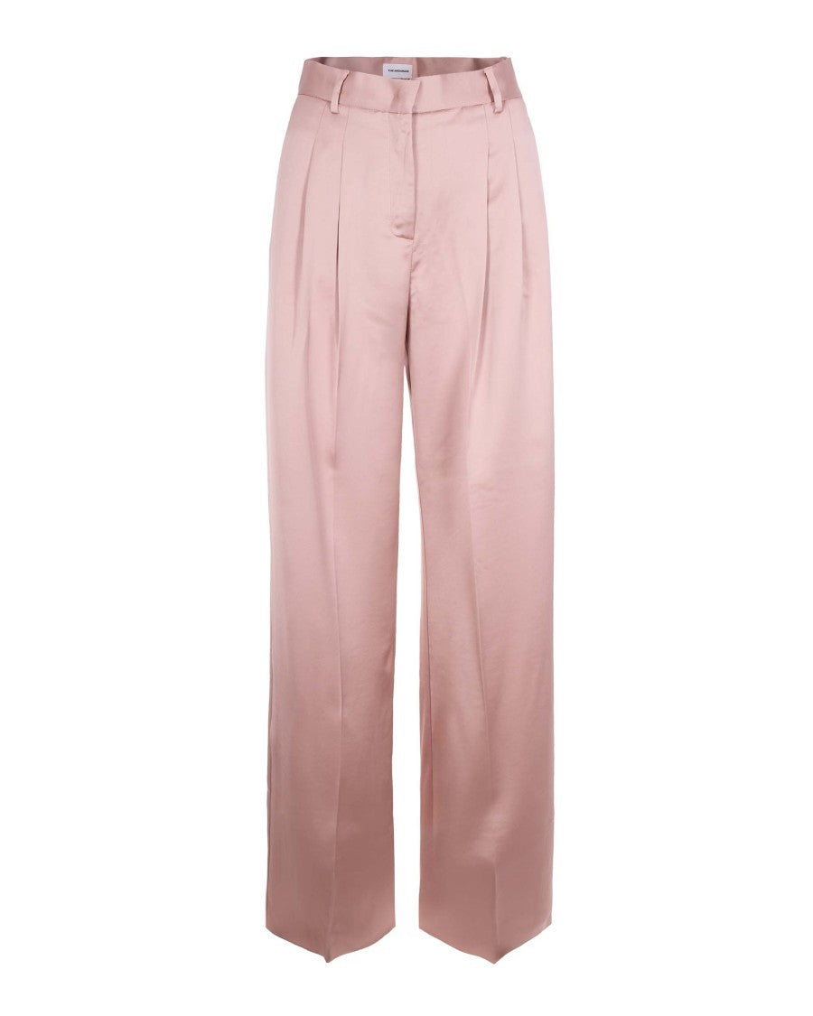The Andamane Wide-Leg Trousers With Front Pleats