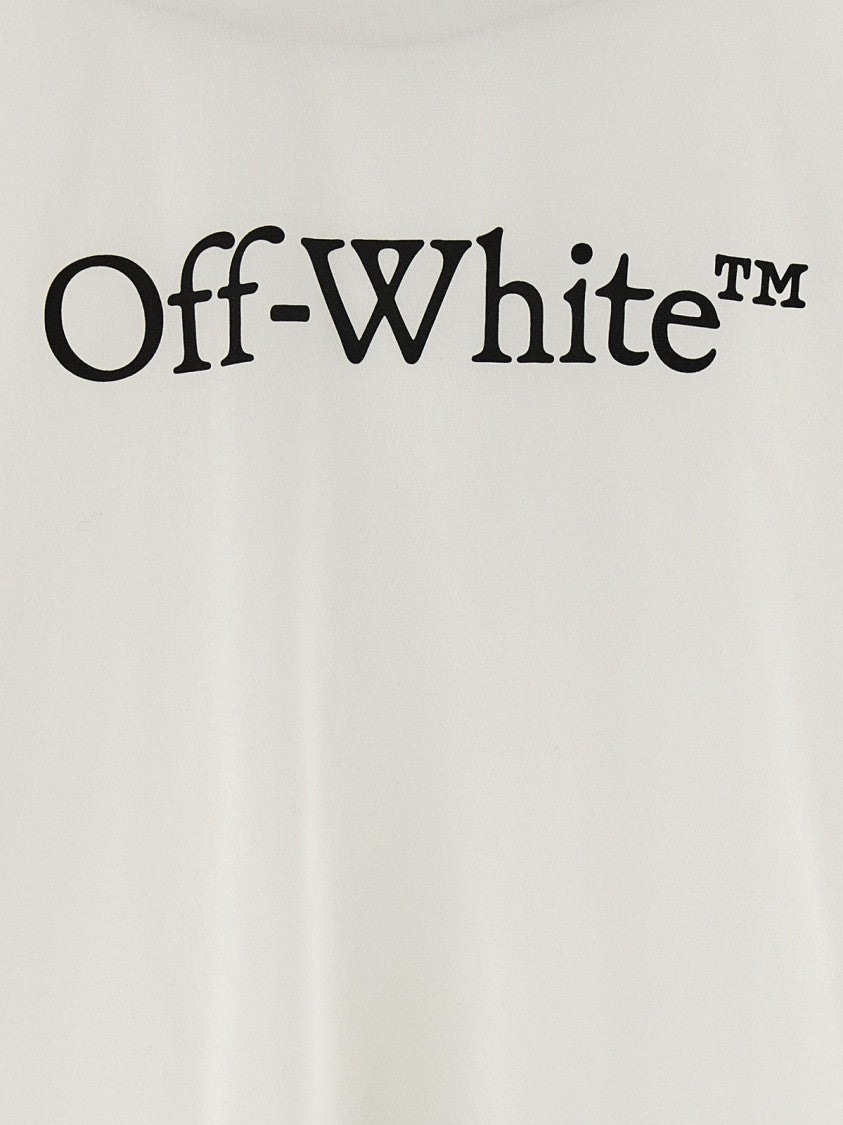 Off-White Crop Logo T-Shirt – White