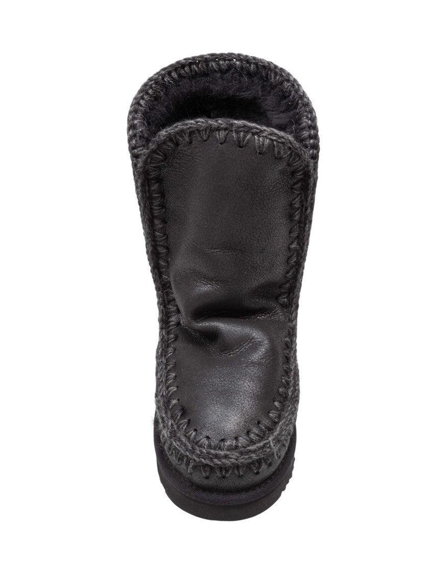 Mou Black/Grey Eskimo 24 Leather Boot