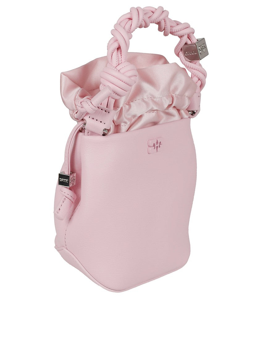 Ganni Braided Drawstring Bag