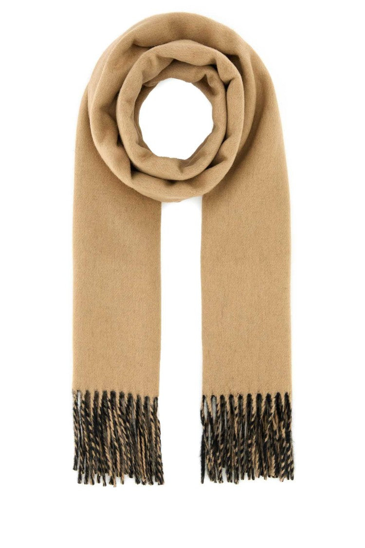 Burberry Beige Cashmere Reversible Scarf
