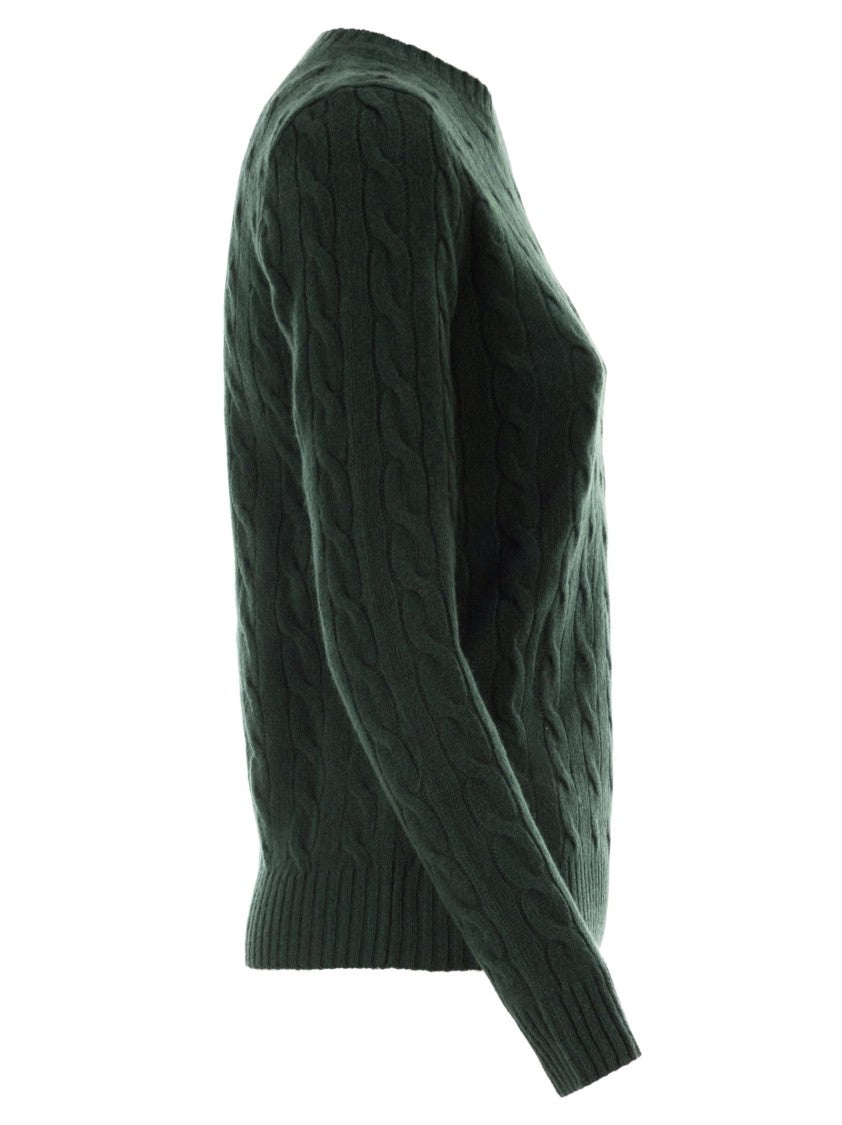 Polo Ralph Lauren Plaited Wool And Cashmere Crew-Neck