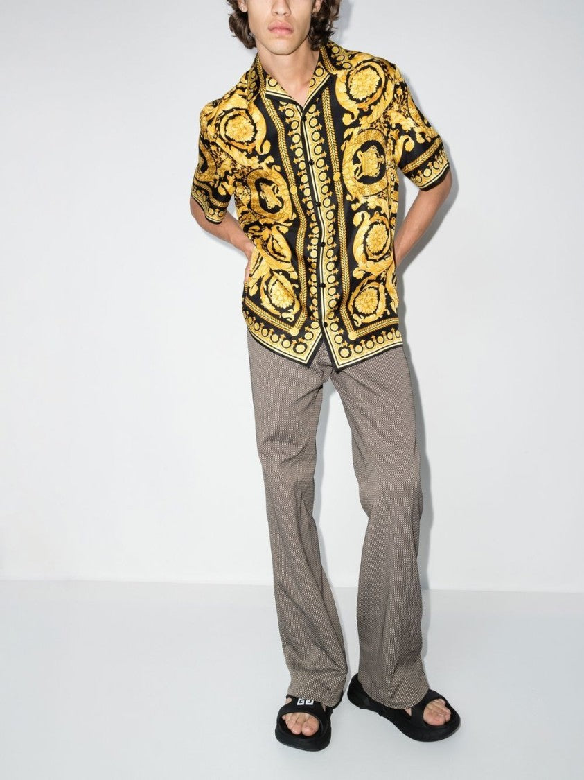 Versace Ornate Baroque Patterned Shirt