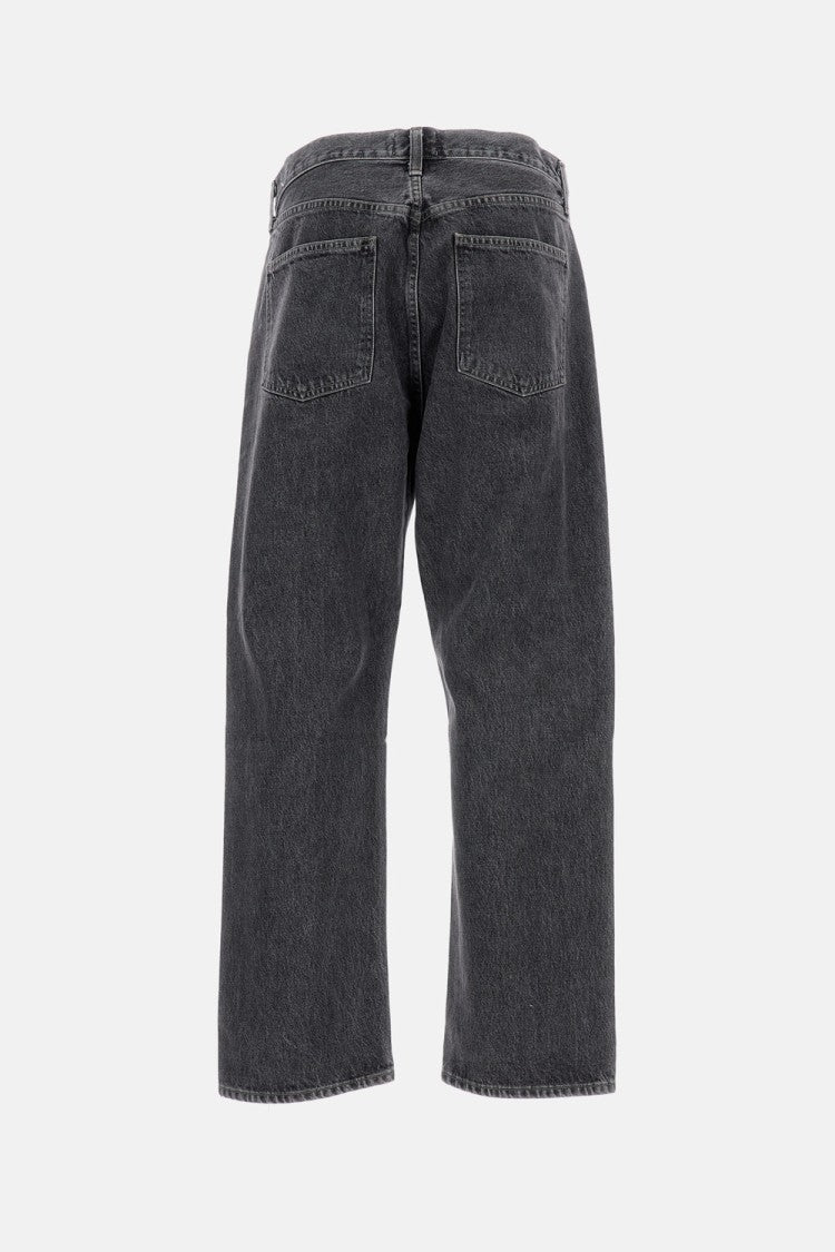 Agolde 90' Faded Grey Straight Leg Jeans