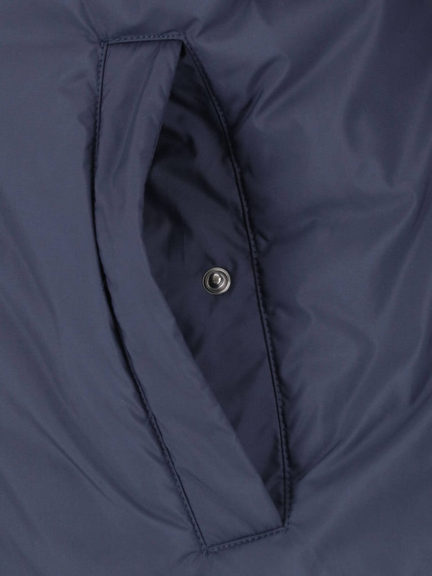 Herno Blue Technical Fabric Formal Shirt