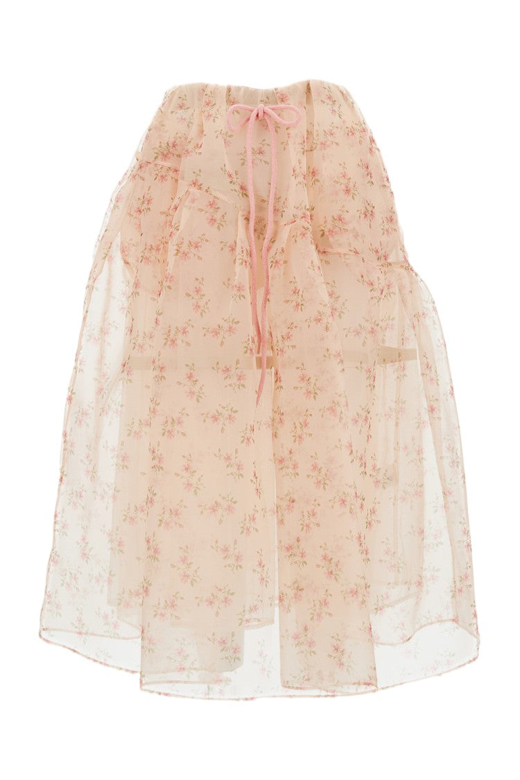 Simone Rocha Pink Skirt With Refined Silhouette