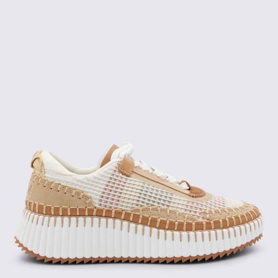 Chloé Chunky Sole Cinnamon Sneakers