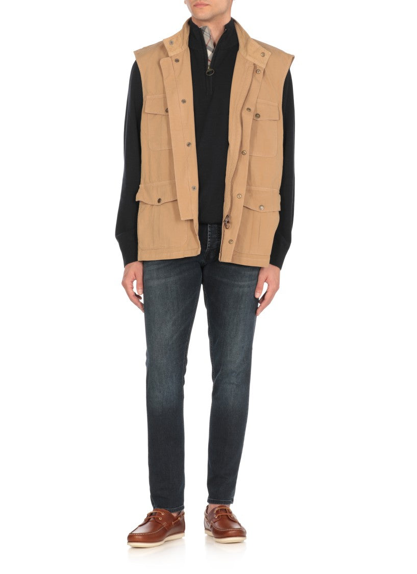 Barbour Beige Casual Corbridge Vest