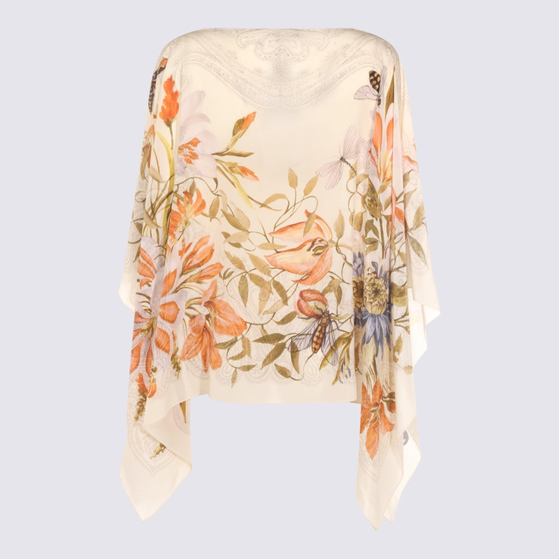 Etro White Silk Top