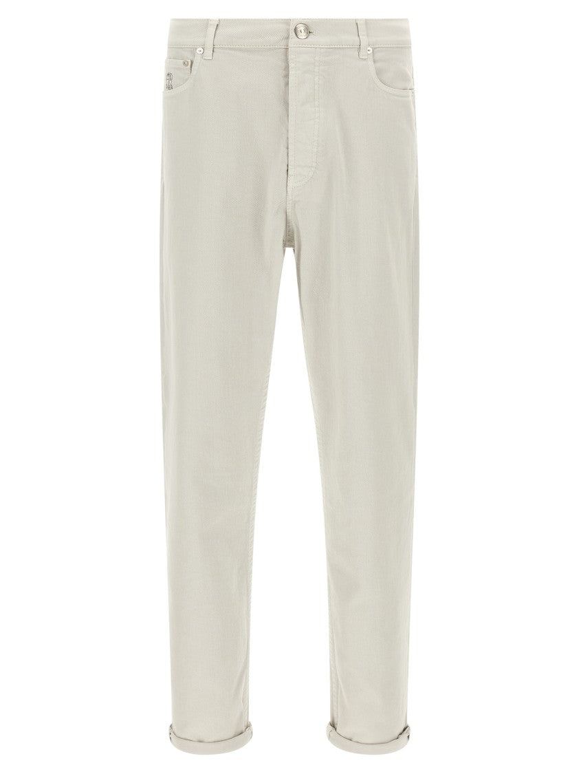 Brunello Cucinelli Garment-Dyed Denim Jeans