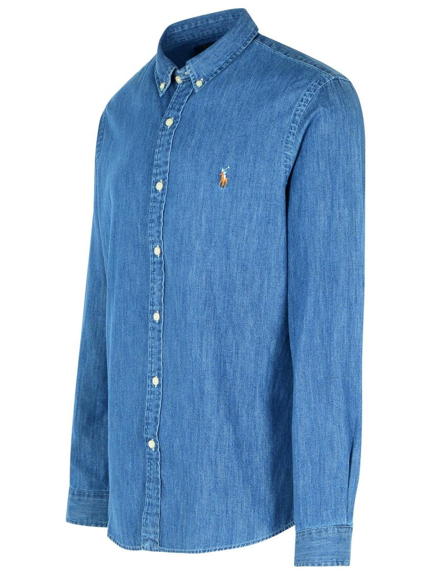 Polo Ralph Lauren Blue Cotton Denim Shirt