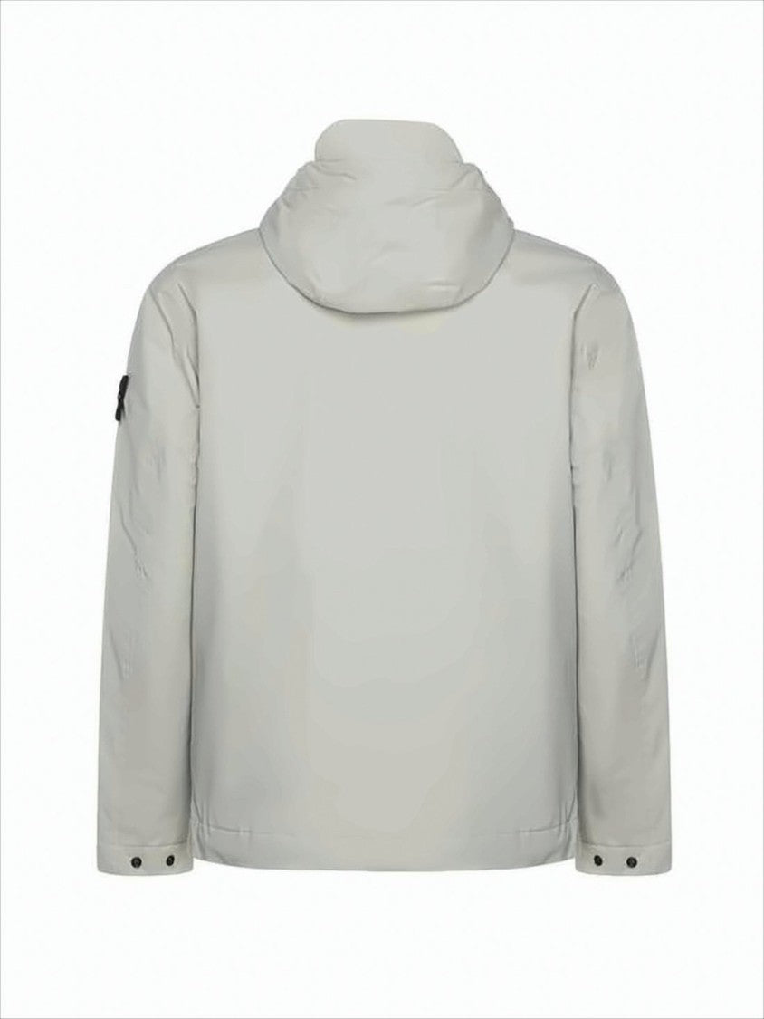 Stone Island Minimalist Short Padded Jacket With Hood