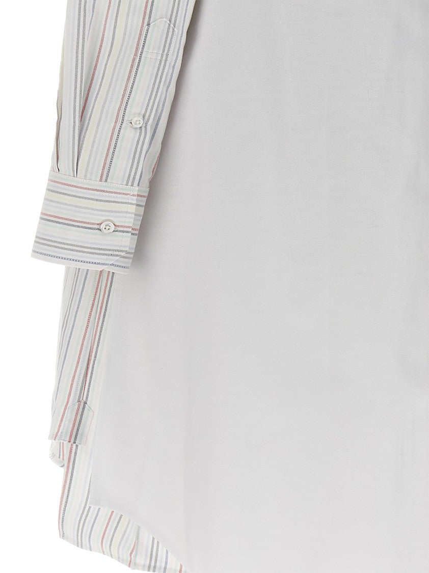 Thom Browne Striped Oxford Cotton Shirt Dress