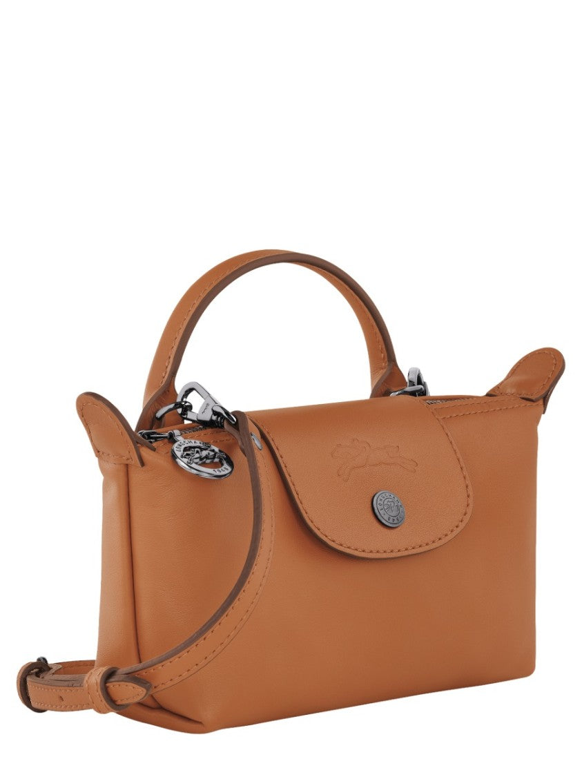 Longchamp Le Pliage Xtra Compact Leather Flap Shoulder Bag