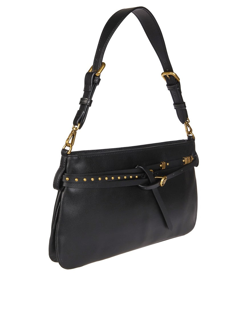 Pinko Classic Vitello Smooth Leather Handbag