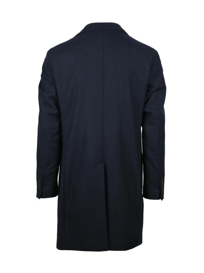 L.B.M. 1911 Blue Wool-Blend Coat