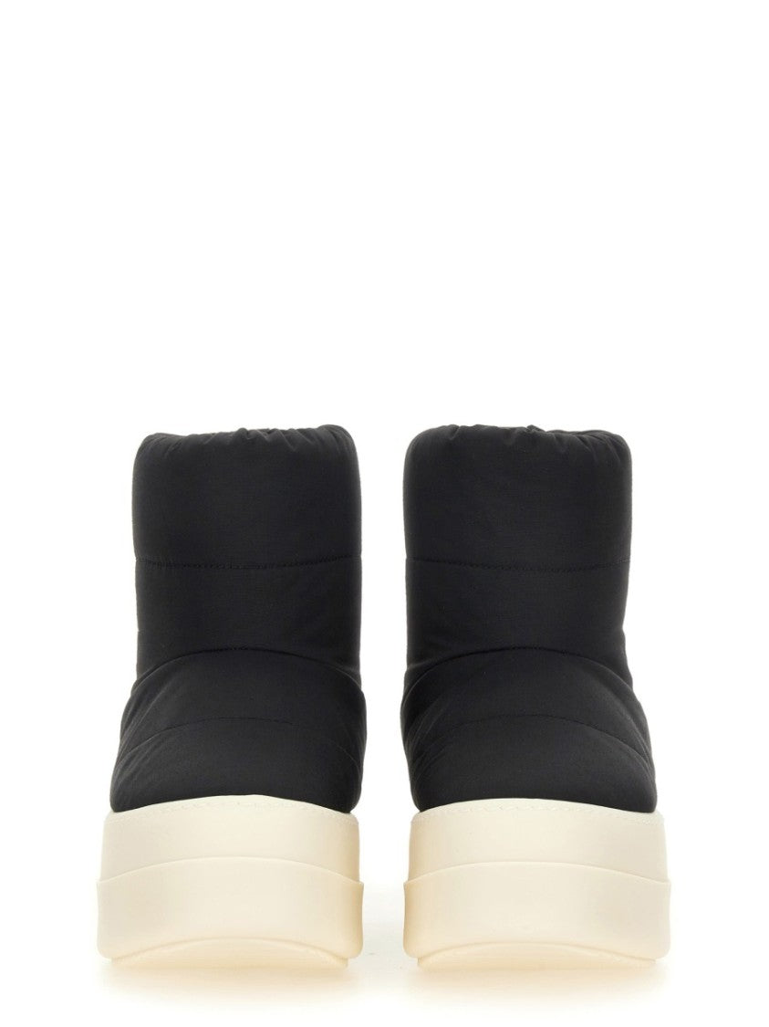 Drkshdw By Rick Owens Quilted Black Padded Boots