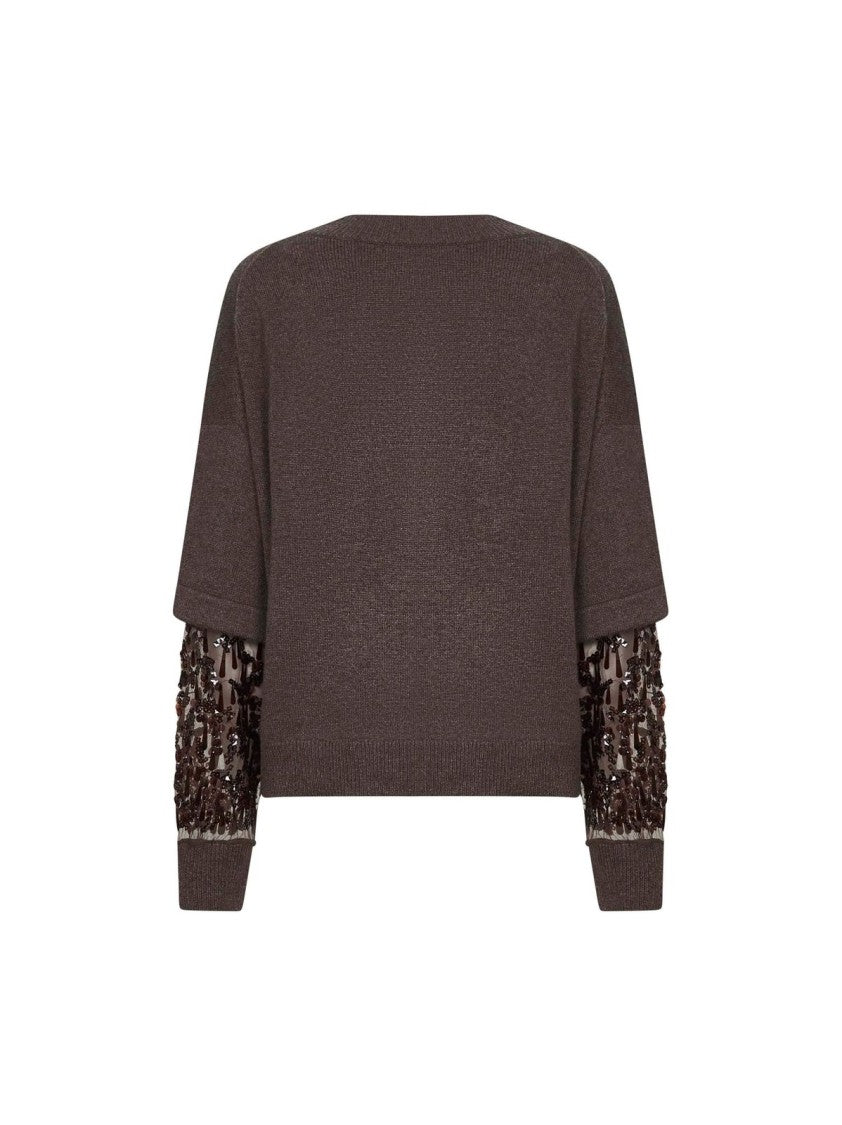 Brunello Cucinelli Cropped Cashmere Sweater