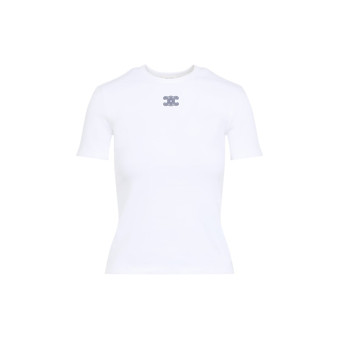 Celine Slim-Fit Triomphe T-Shirt In Stretch Cotton Jersey