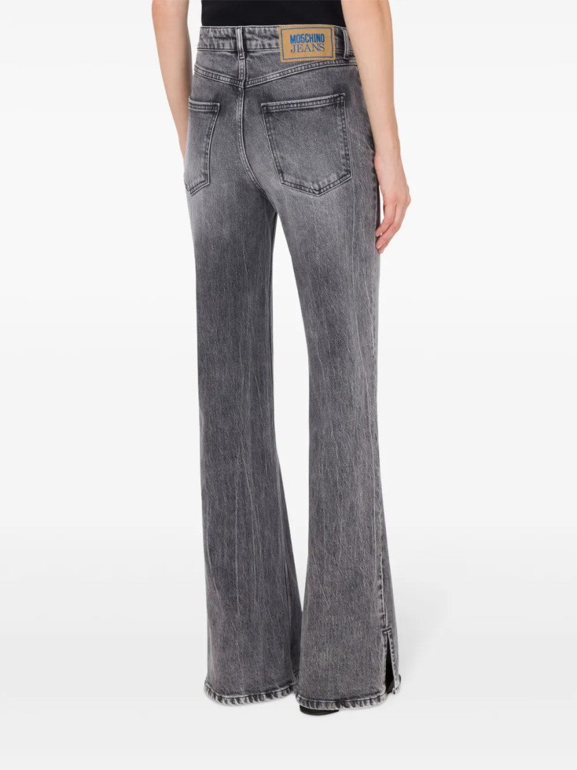 Moschino Tailored Neutrals Pants With Classic Cut