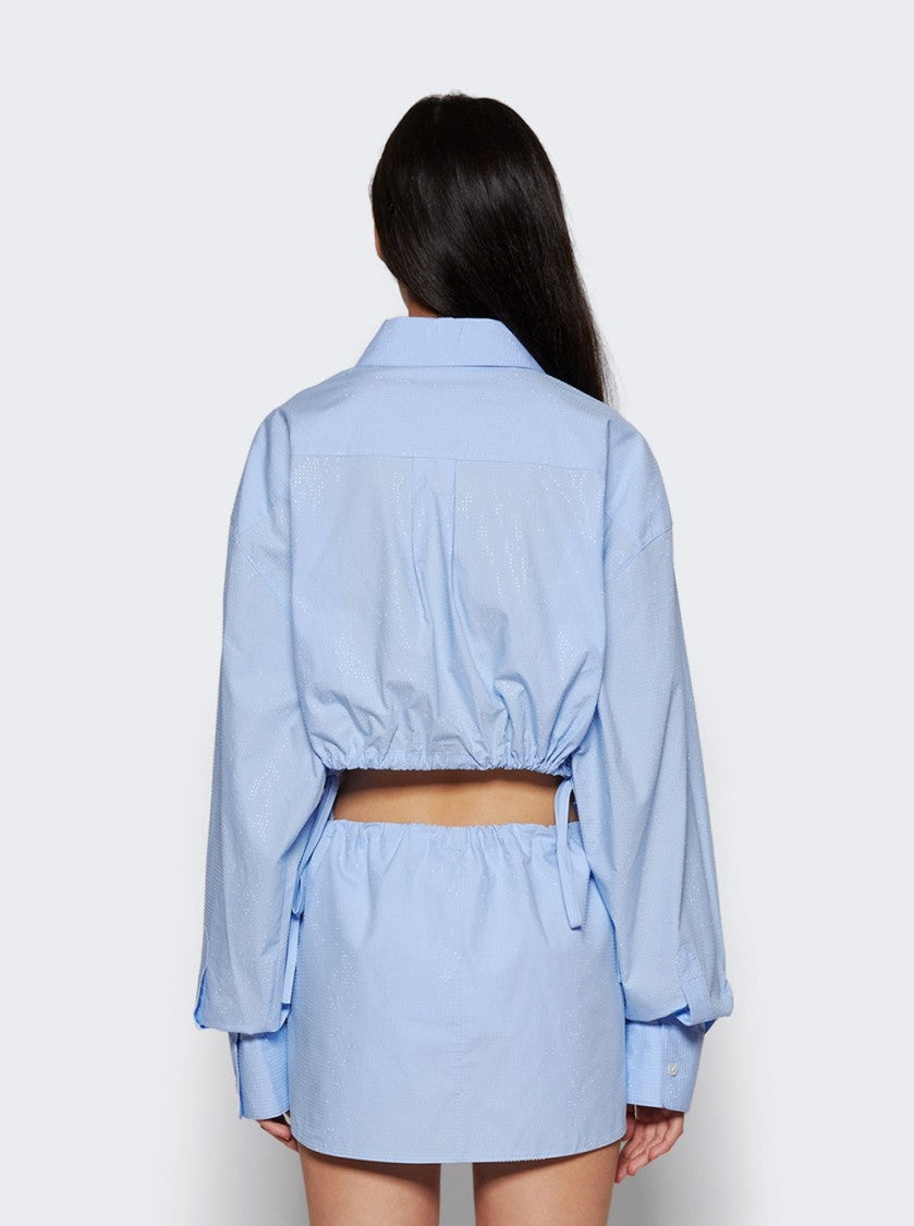 Alexander Wang Cropped Drawstring Blouse