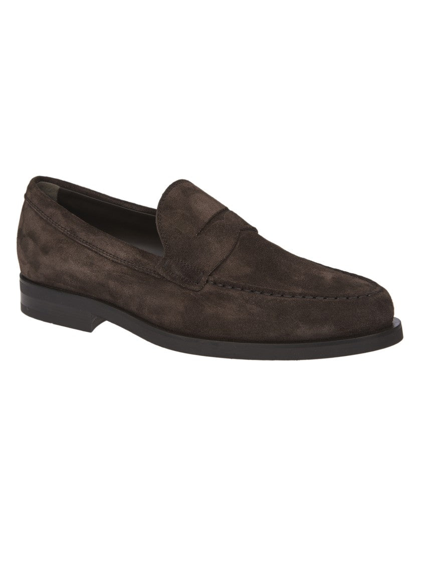 Tod's Brown Suede Moccasin