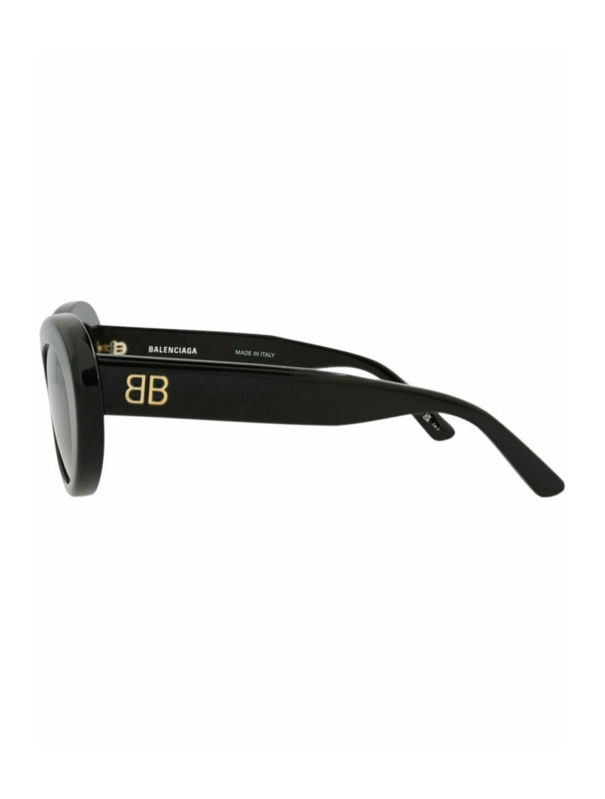 Balenciaga Round-Frame Recycled Acetate Sunglasses