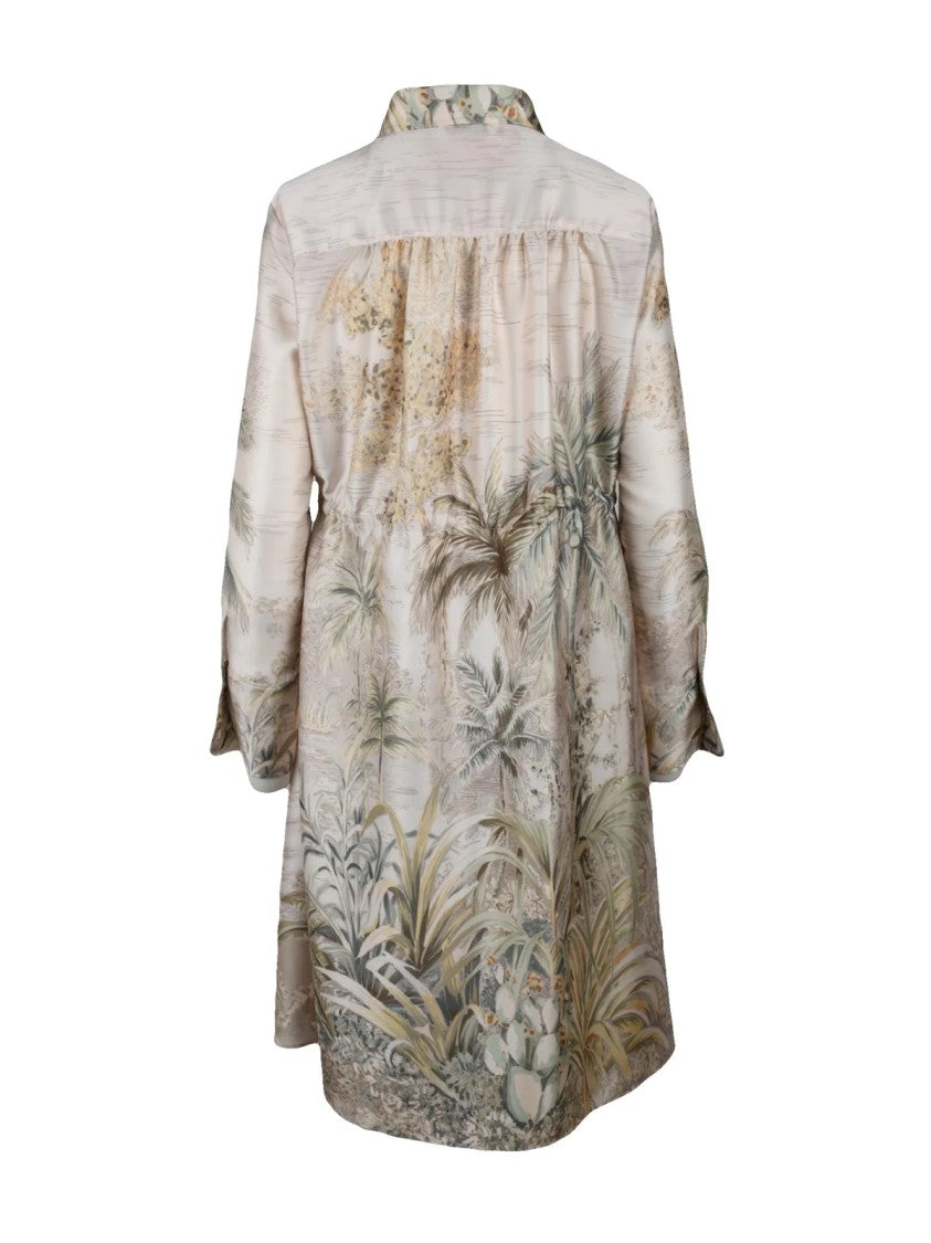 Liu Jo Multicolor Botanical Print Chemise Dress
