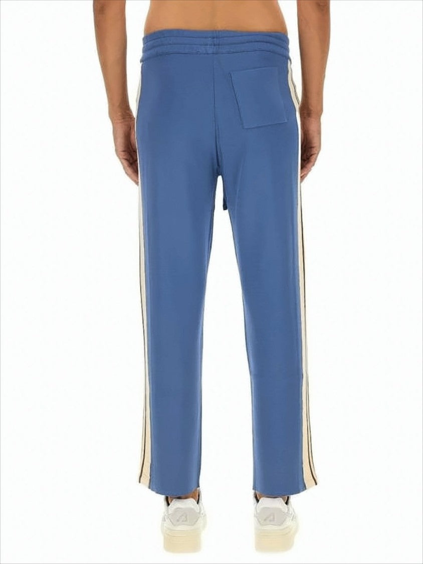 Autry Relaxed Fit Training Pants With Contrasting Side Stripes