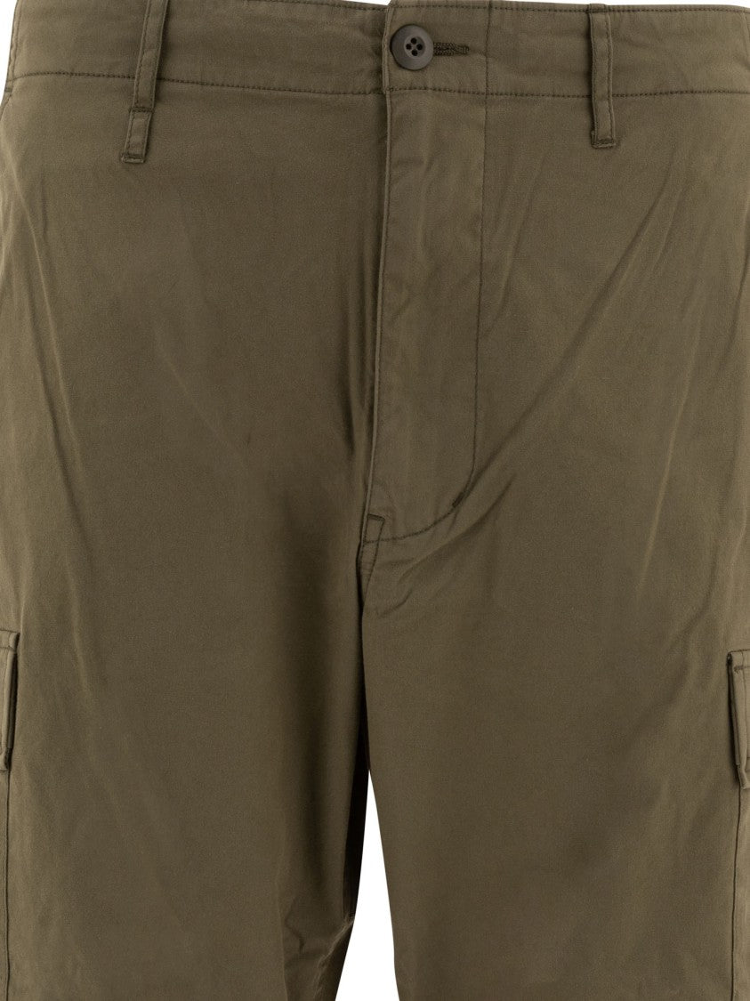 Human Made Mid-Rise Cargo Trousers With Adjustable Drawstring