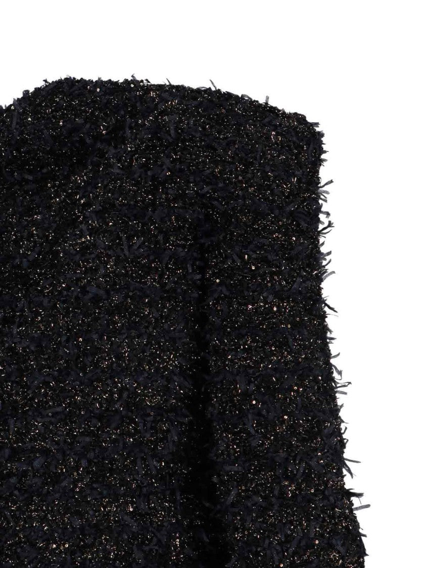 Balmain Cropped Black Jacket