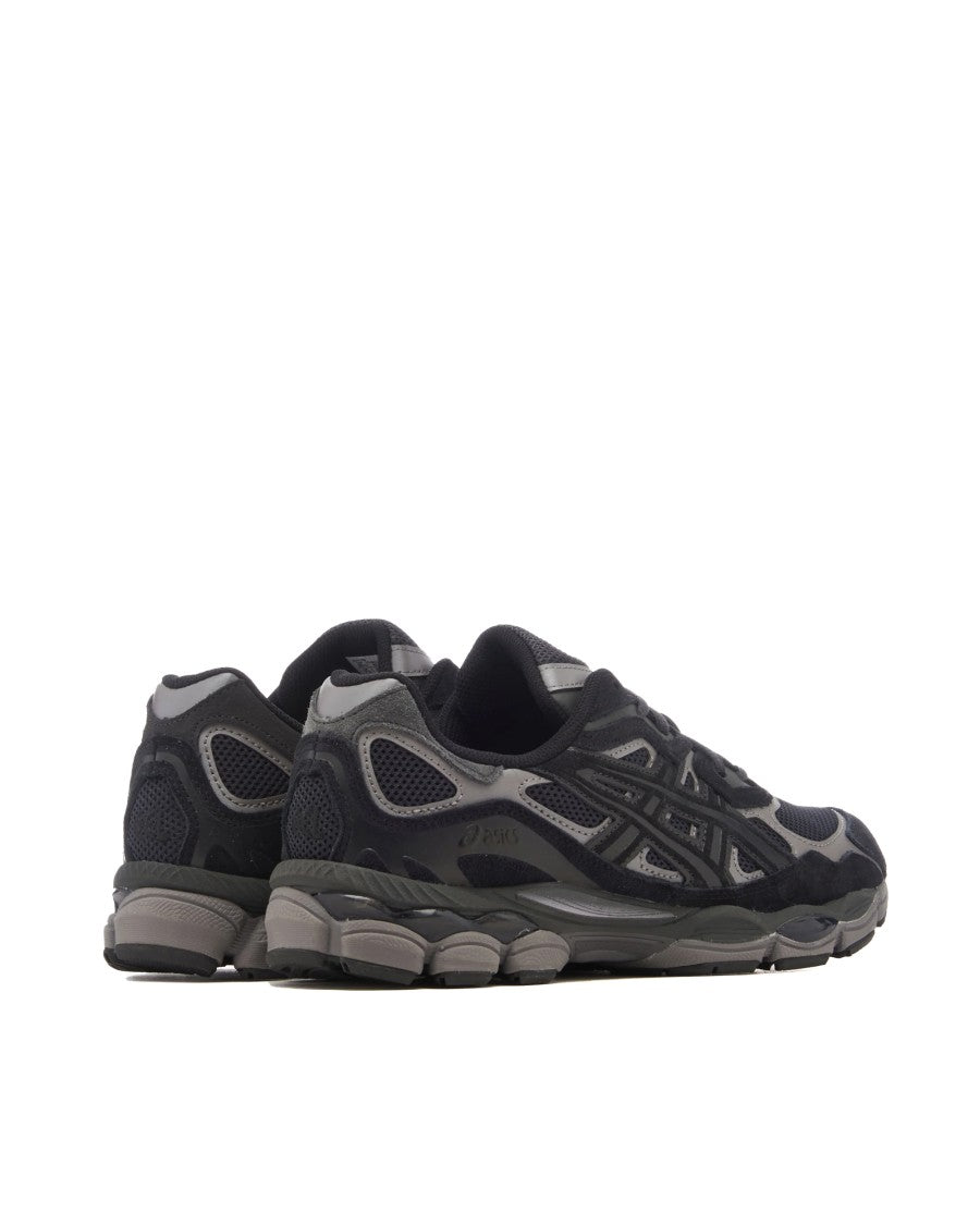 Asics Grey Gel-Nyc Leather Sneakers