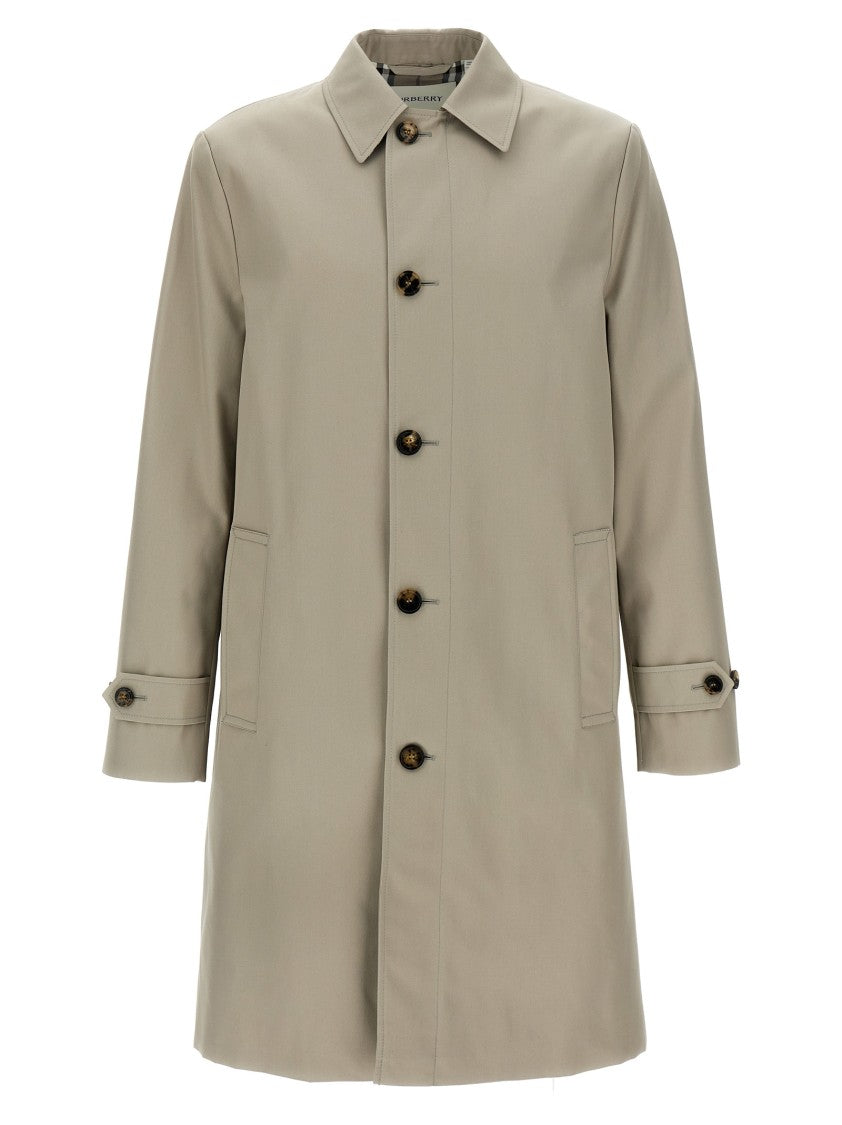 Burberry Single-Breasted Medium Car Coat